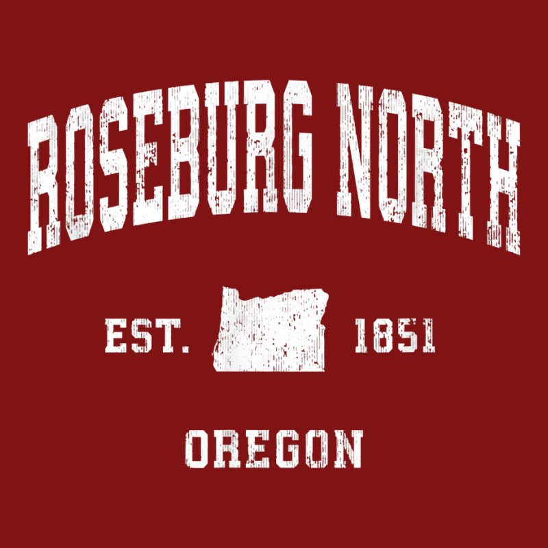 Roseburg North Oregon Or Vintage Athletic Sports Design T Shirt Snapback Trucker Cap by kewisharemeliadq | Artistshot