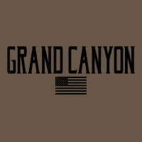 Grand Canyon Us Flag Text Olive Green With Black Print T Shirt Snapback Trucker Cap | Artistshot