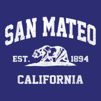 San Mateo California Ca Vintage State Athletic Style T Shirt Snapback Trucker Cap | Artistshot