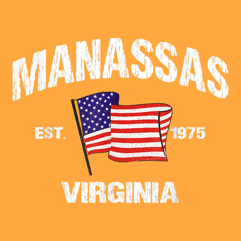 Manassas Virginia Va Usa Stars & Stripes Vintage Style Foam Trucker Hat by PhoebeHaggett | Artistshot