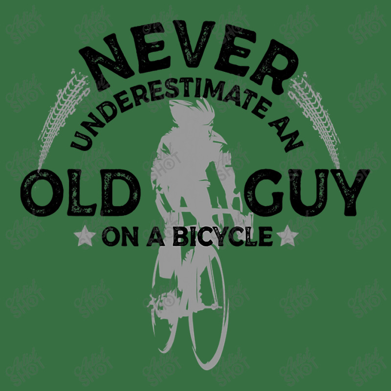 Never Underestimate An Old Guy On A Bicycle Cycling Foam Trucker Hat | Artistshot