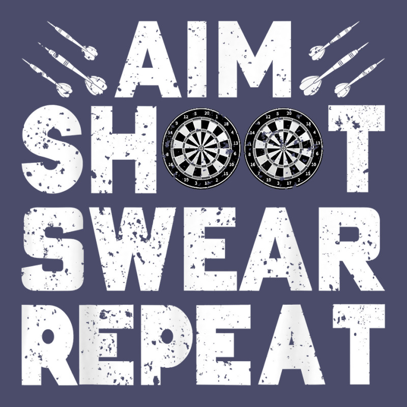 Darts Aim Shoot Swear Repeat Dartboard Funny Dart Player T Shirt Adjustable Baseball Cap by sugruewxrivestsxe | Artistshot