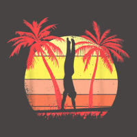 Gymnast Parallel Bar Summer Sunset 80s Palm T Shirt Dyed Cap | Artistshot