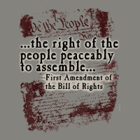 First Amendment Right Of Assembly Tshirt Dyed Cap | Artistshot