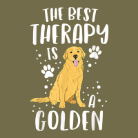 The Best Therapy Is A Golden Retriever Dog Puppy Mom Mama T Shirt Dyed Cap | Artistshot