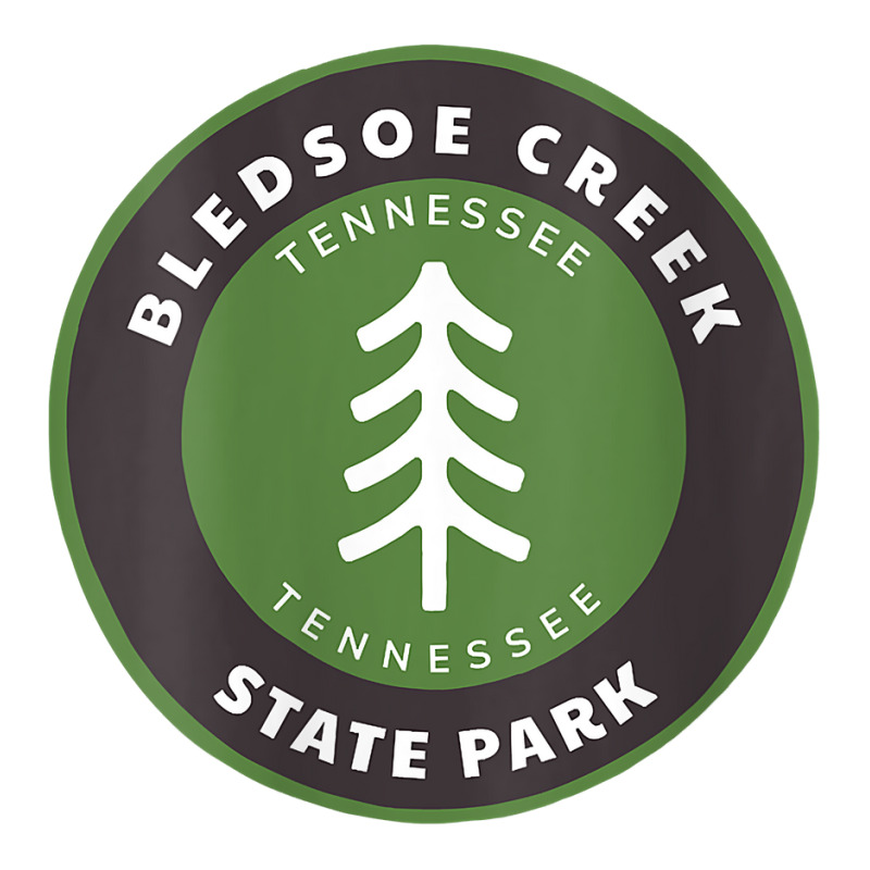 Womens Bledsoe Creek State Park Tennessee Tn Forest Badge V Neck T Shi ...