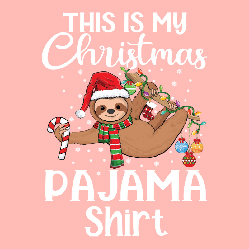 This Is My Christmas Pajama T  Shirt Merry Slothmas Sloth This Is My C Urban Heavy T-shirt | Artistshot