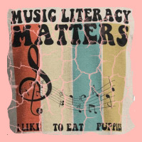 Music Literacy Matters I Like To Eat Puppies Urban Heavy T-shirt | Artistshot