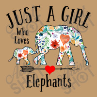 Just A Girl Who Loves Elephants Cute Design For Women Girls Urban Heavy T-shirt | Artistshot