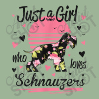 Schnauzer Design, Just A Girl Who Loves Schnauzers Urban Heavy T-shirt | Artistshot