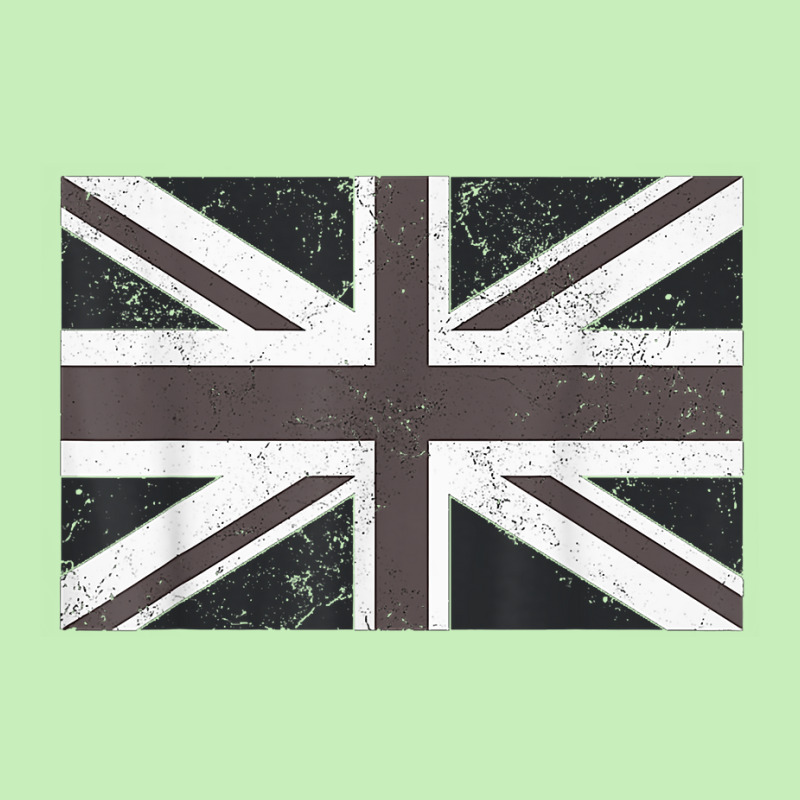 Distressed Black And White British Flag Great Britain Flag T Shirt Urban Heavy T-shirt | Artistshot