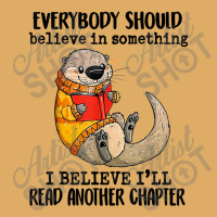 Everybody Should Believe In Something Otter Read Books Urban Heavy T-shirt | Artistshot