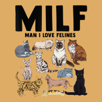 Milf Man I Love Felines Funny Cat Vintage T Shirt Urban Heavy T-shirt | Artistshot