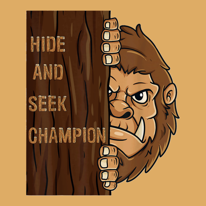 Bigfoot Hide And Seek Champion Funny Sasquatch Forest Urban Heavy T-shirt by PamelaJeanBrink | Artistshot