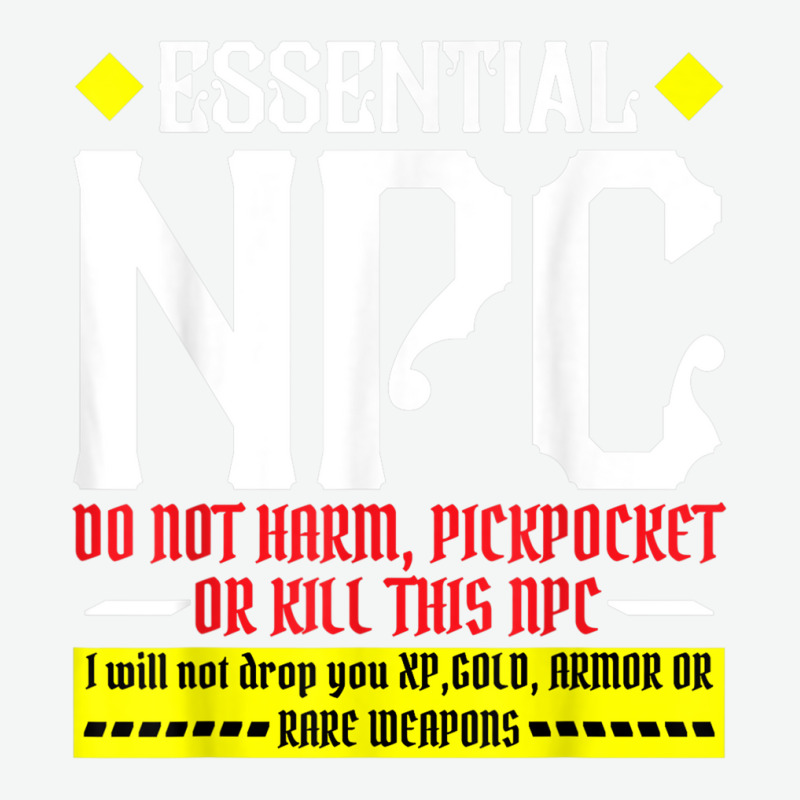 Funny Gamer Tee Shirts Tshirt Funny Essential Npc Do Not Har Urban Pullover Hoodie | Artistshot