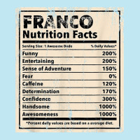 Franco Nutrition Facts Funny Name Humor Nickname T Shirt Urban Pullover Hoodie | Artistshot