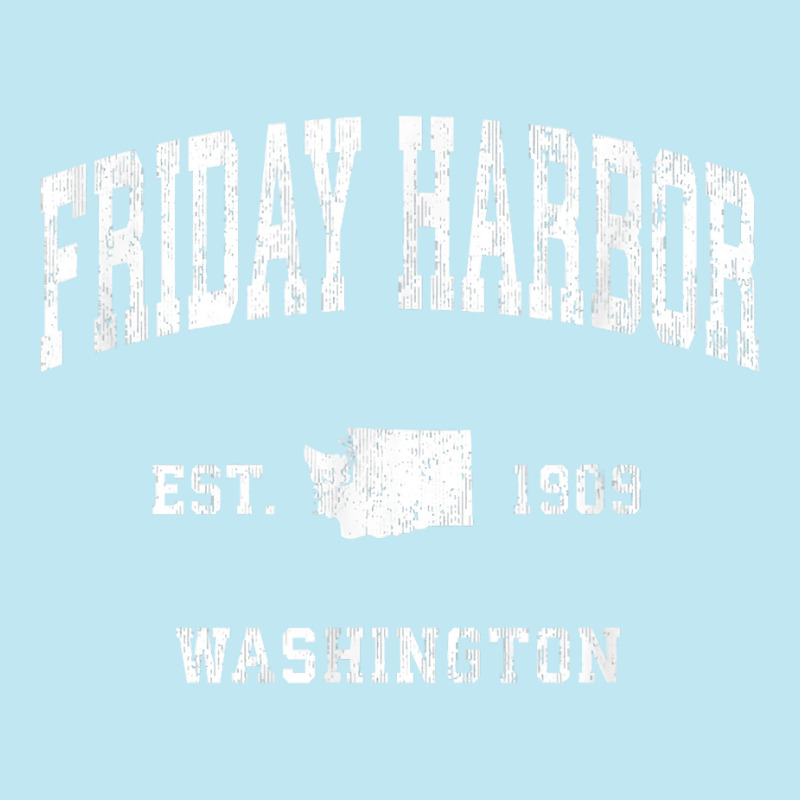 Friday Harbor Washington Wa Vintage Athletic Sports Design T Shirt Urban Pullover Hoodie | Artistshot