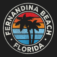 Fernandina Beach Florida Fl Vintage Graphic Retro 70s Tank Top Classic T-shirt | Artistshot