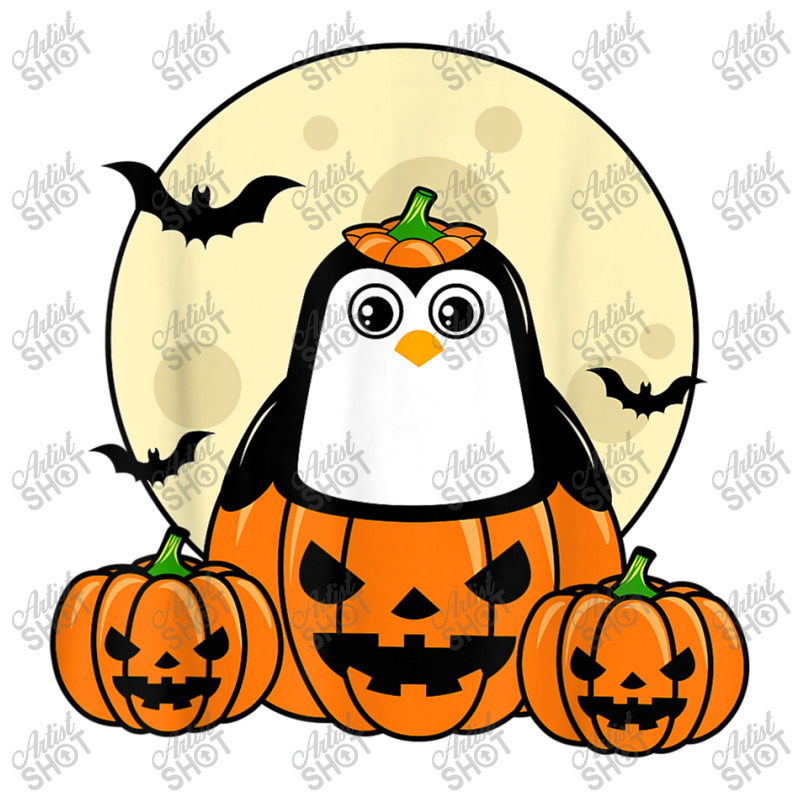 Penguin Pumpkin Moon Bats Costume Cute Easy Halloween Gift T-shirt Bomber Jacket | Artistshot