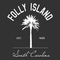 Folly Beach Sc Park Palm Tree Folly Island Gift Pullover Hoodie Baby Bodysuit | Artistshot