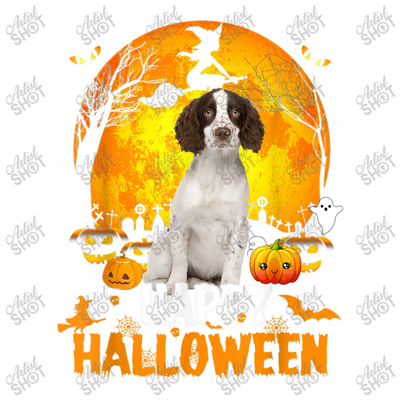 Cavalier King Dog Happy Halloween Day With The Moon Pumpkin Bomber Jacket | Artistshot