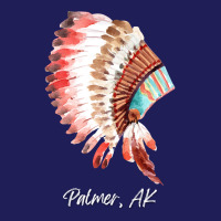 Native Indian Tribal Headdress Art T  Shirt Palmer Alaska Watercolor N Beanie | Artistshot