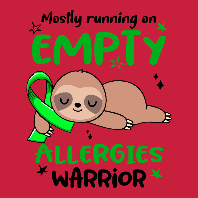 Allergies Awareness T  Shirt Mostly Running On Empty Allergies Warrior Beanie by thaddeuscassin860 | Artistshot