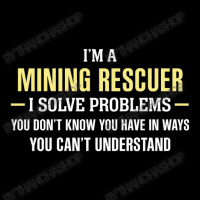 Mining Rescuer I Solve Problems Funny Gift Pom Pom Beanie | Artistshot