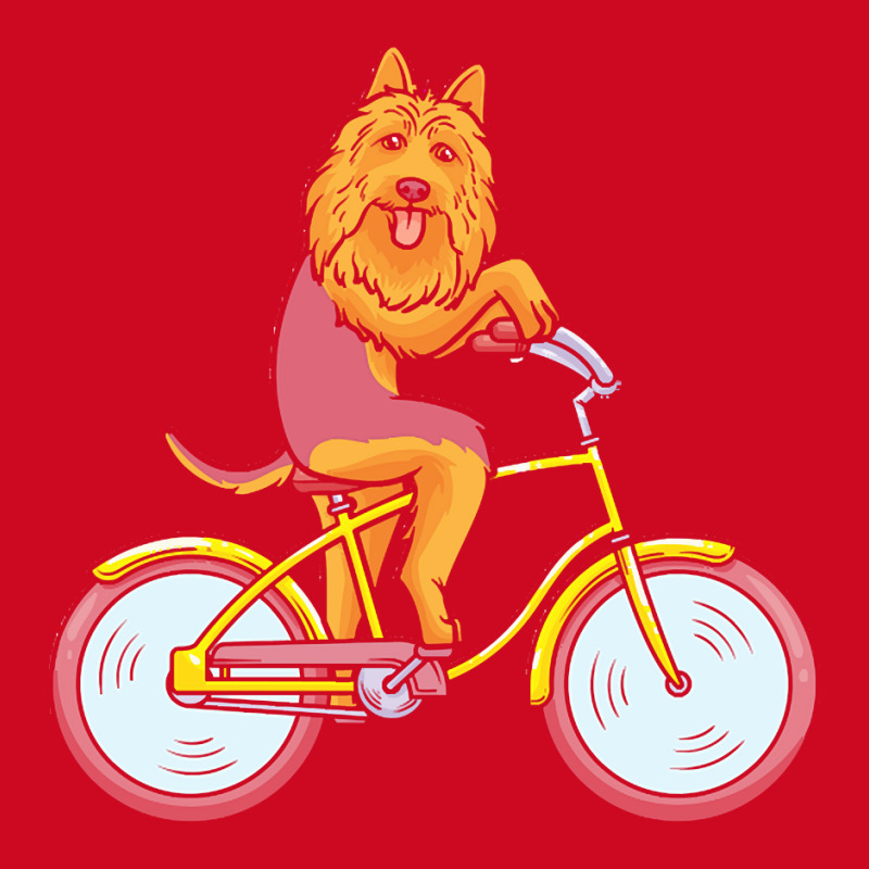 Australian Terrier T  Shirt Australian Terrier Dog With Bike T  Shirt Pom Pom Beanie by hintzreanna771 | Artistshot