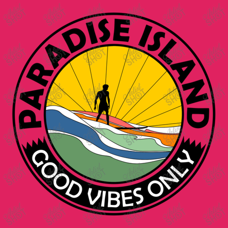 Paradise Island Good Vibes Only Summer Pom Pom Beanie by Disgus_Thing | Artistshot