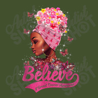 Breast Cancer Awareness Black Woman Warrior Support Believe Sun Shade Cap | Artistshot