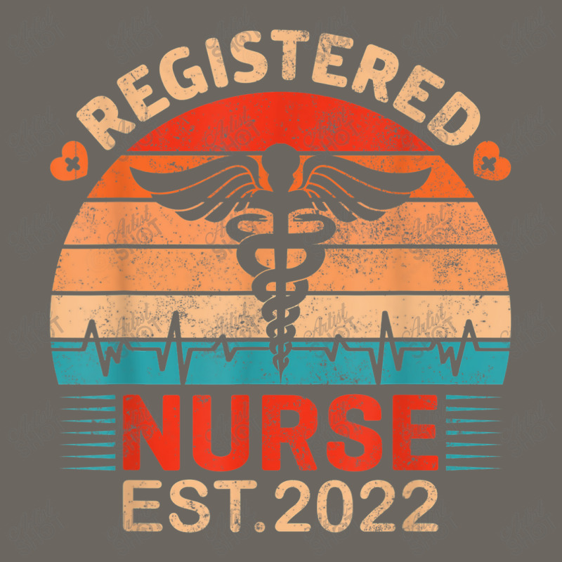 Registered Nurse Est 2022 Gifts For Student Nurse Rn Retro Sun Shade Cap | Artistshot