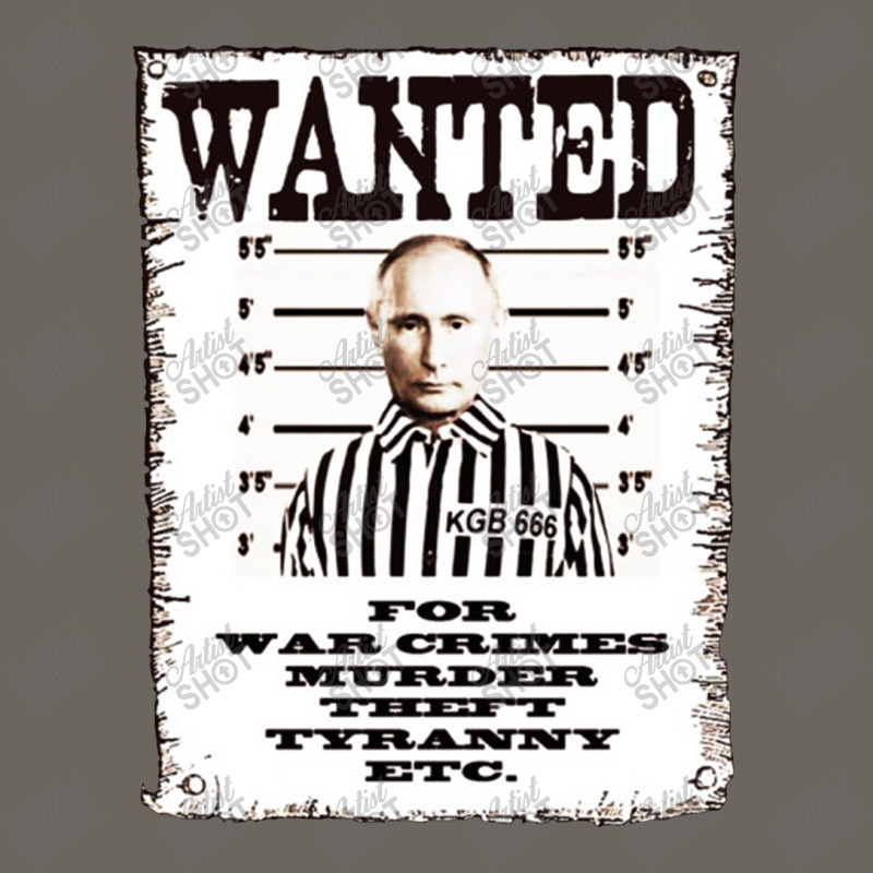 Wanted Dead Or Alive Putin War Crimes Sun Shade Cap by halahbohk | Artistshot