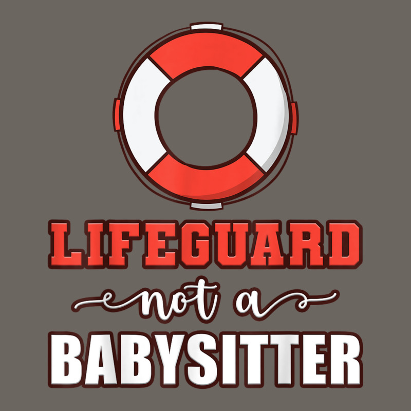 Mens Life Guard Not A Babysitter Seashore Marine Police Duty Sun Shade Cap | Artistshot