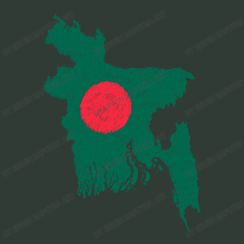 Bangladesh Map Flag Drawing Line Art Mesh Back Trucker Hat | Artistshot