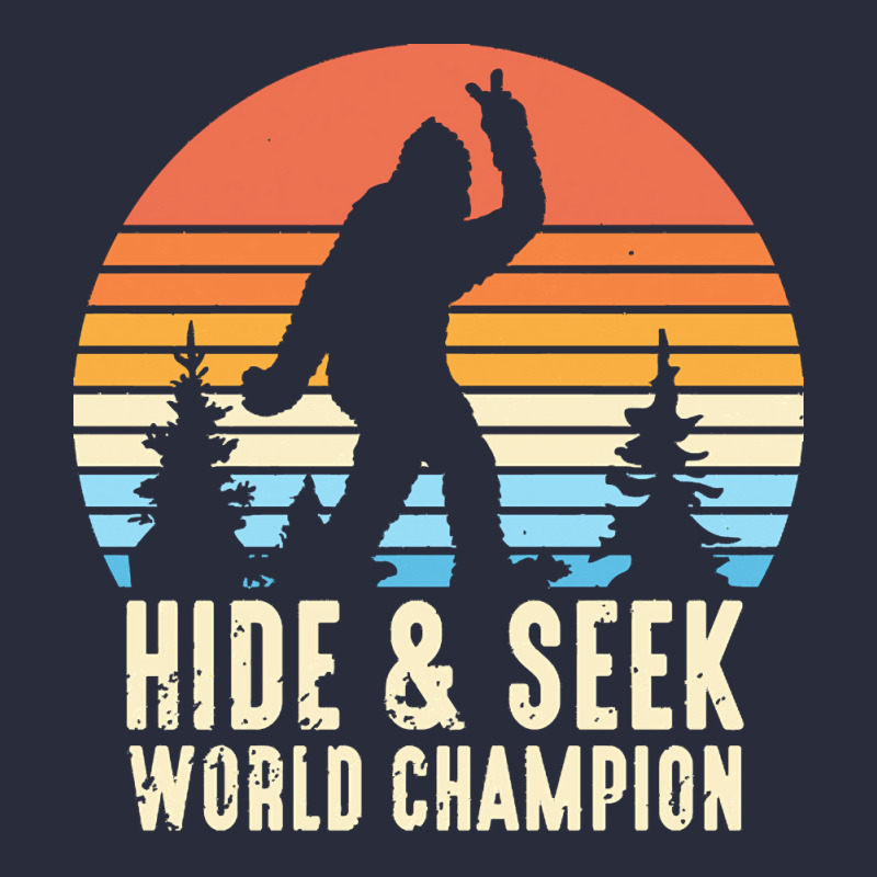 Bigfoot T  Shirt Retro Bigfoot Hide & Seek World Champion 7 Mesh Back Trucker Hat by isabella45748 | Artistshot