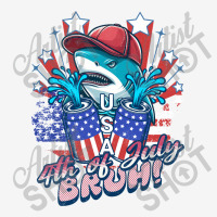 Bruh Shark 4th Of July Graphic Youth T-shirt | Artistshot