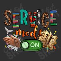 Service Mode On Woman Version Round Leatherette Patch | Artistshot