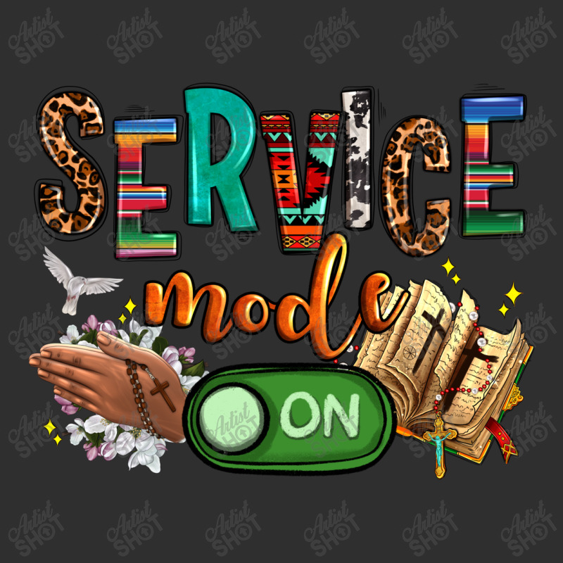 Service Mode On Woman Version Round Leatherette Patch | Artistshot