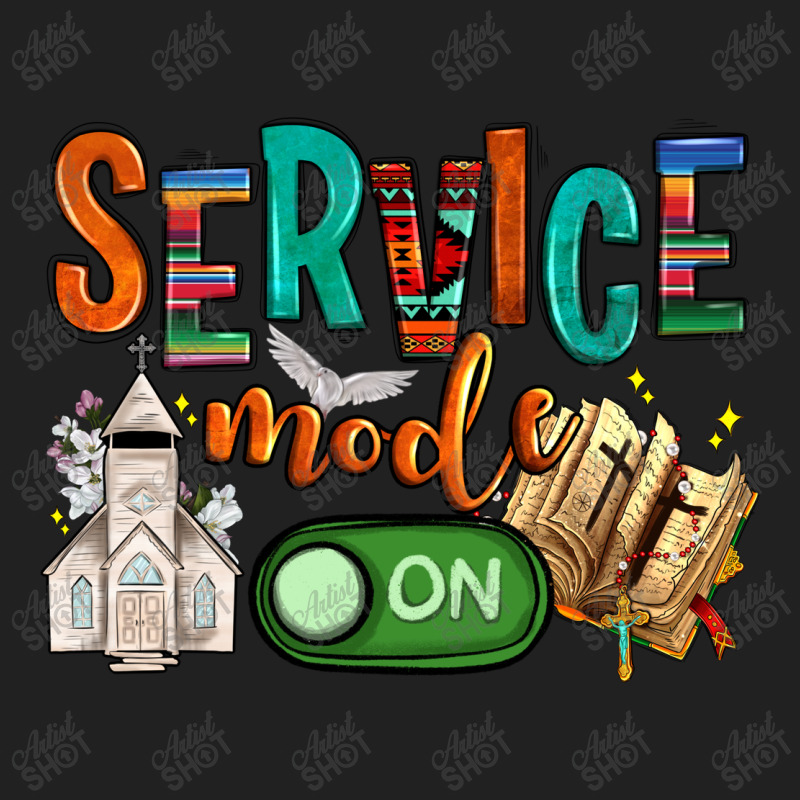 Service Mode On Basic T-shirt | Artistshot