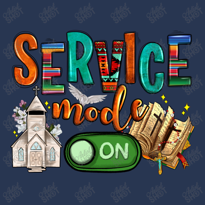 Service Mode On Men Denim Jacket | Artistshot