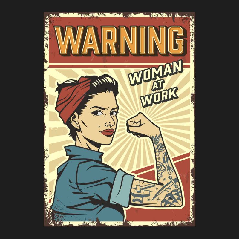 The Woman Atwork Vintage Classic T-shirt by basils | Artistshot