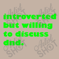 Introverted But Willing To Discuss Dnd Green Foam Trucker Hat | Artistshot