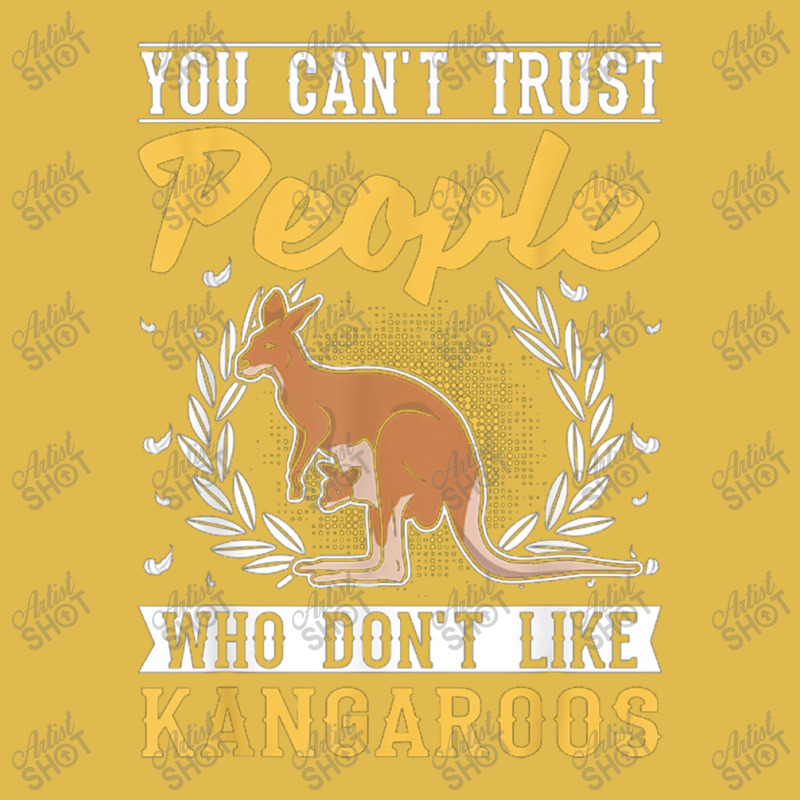 You Can't Trust People Who Don't Like Kangaroos Dyed Cap by daniellepaine | Artistshot