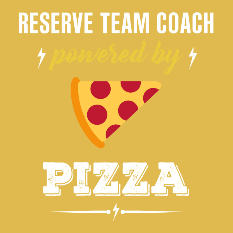 Reserve Team Coach Powered By Pizza Funny Gift Dyed Cap by milkisunato | Artistshot