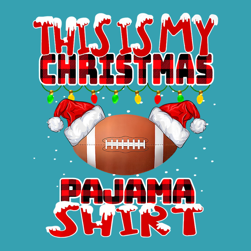 Football This Is My Christmas Pajama Football Xmas Boys Men 377 Dyed Cap by permad | Artistshot