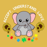 Accept Understand Love Elephant Cool Autism Awareness Dyed Cap | Artistshot