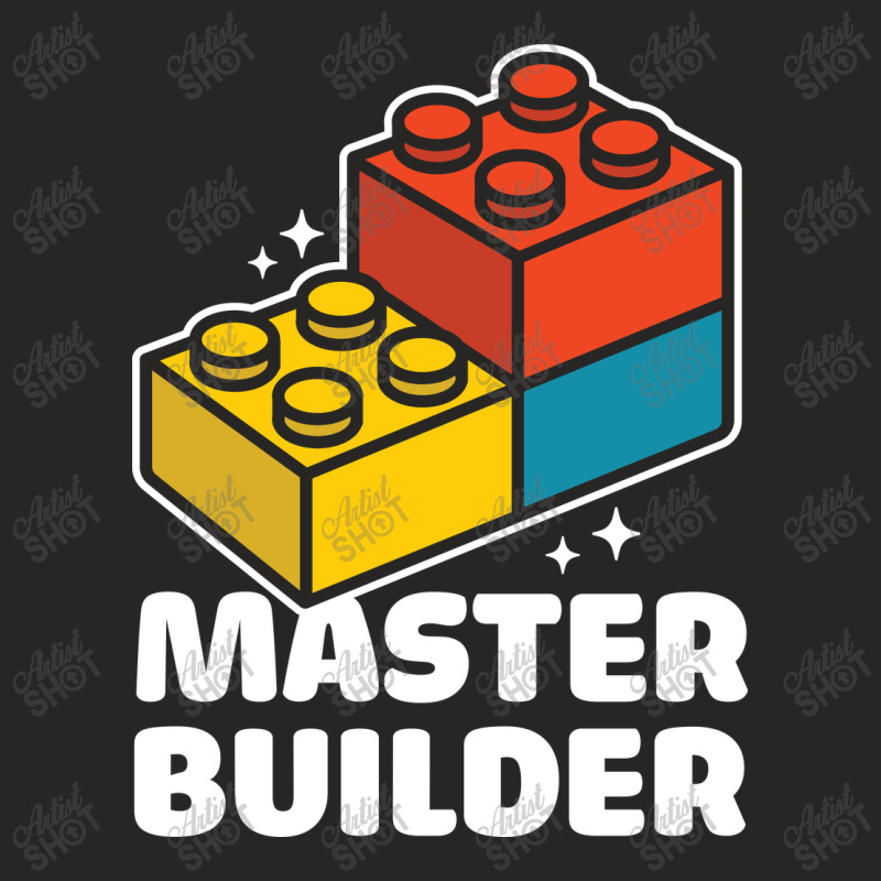 Master Builder Building Blocks Brick Ladies Fitted T-Shirt by NQArtist | Artistshot