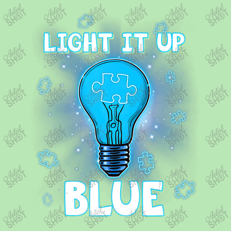 Light It Up Blue Autism I Wear Blue For Awareness Dyed Cap by LeiThompson | Artistshot