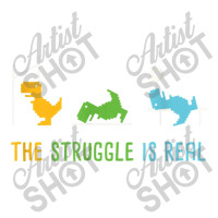 The Struggle Is Real I Dinosaur Gym I Trex Music Vintage Retro Pickleball Paddle | Artistshot